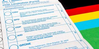 Wahlschein Bundestagswahl 2021